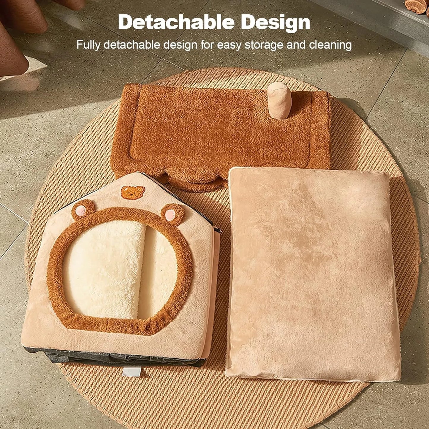 Cozy Indoor Pet Shelter with Soft Cushion