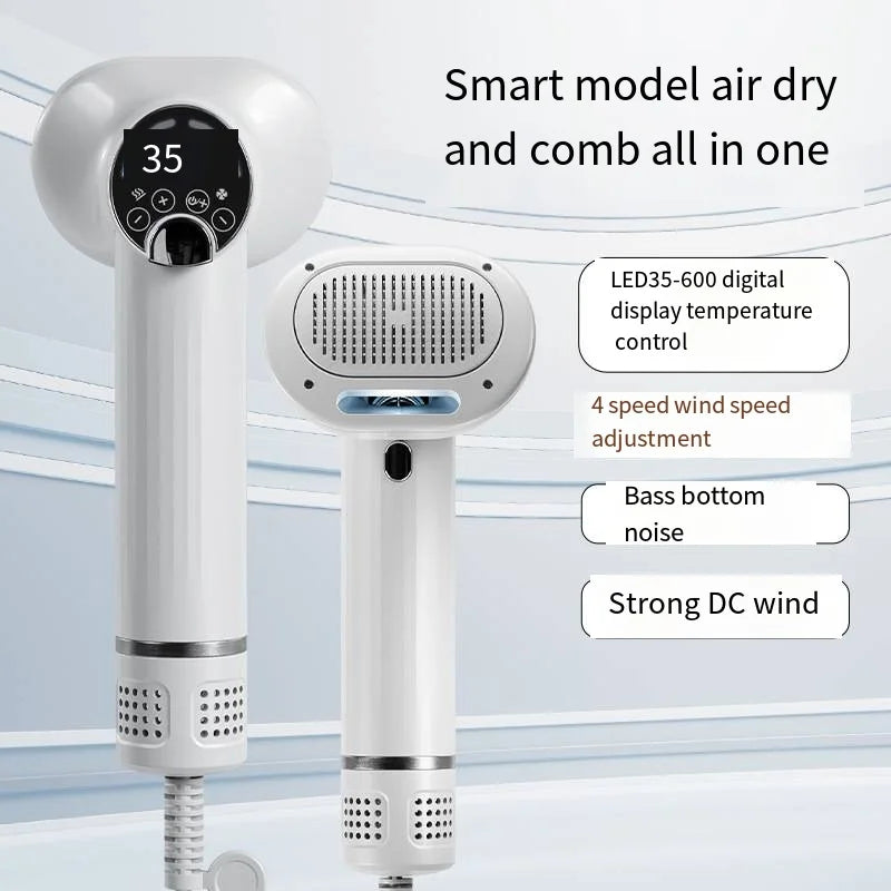 Smart Pet Air-Drying Comb – 2-in-1