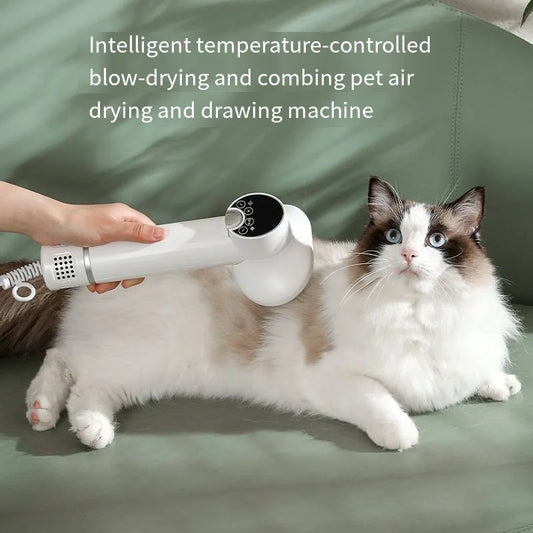 Smart Pet Air-Drying Comb – 2-in-1