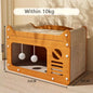 2-in-1 Cat Scratcher & House