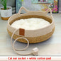 Summer Woven Cat Bed