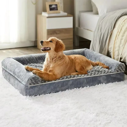 CloudSoft™ Pet Bed – Elegant All-Season Nest for Dogs & Cats