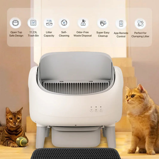 Smart Self-Cleaning Cat Litter Box